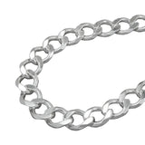 Armband 6x1,5mm Weitpanzerkette Silber 925 19cm