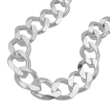 Kette 11x3mm Weitpanzer Silber 925 60cm