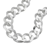 Kette 11x3mm Weitpanzer Silber 925 50cm