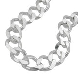 Kette 11x3mm Weitpanzer Silber 925 55cm