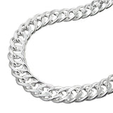 Kette 6mm Zwillingspanzerkette Silber 925 45cm