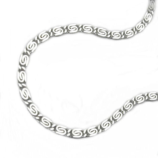 Kette, S-Panzer diamantiert Silber 925