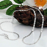 Kette, S-Panzer diamantiert Silber 925