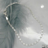 Armband, S-Panzer diamantiert Silber 925