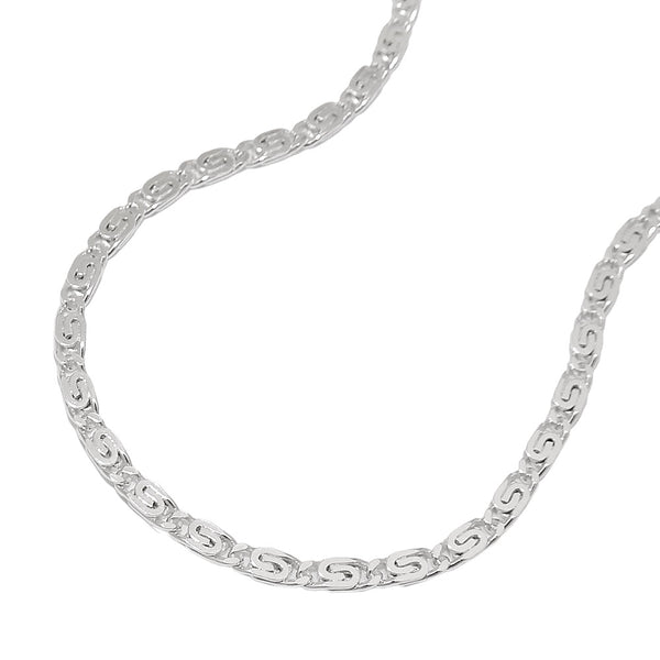 Kette, S-Panzer diamantiert Silber 925