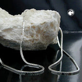 Kette, Venezianer-Vierkant Silber 925
