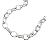 Kette 5mm Ankerkette oval Silber 925 50cm