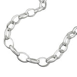 Kette 5mm ovale Ankerkette Silber 925 90cm