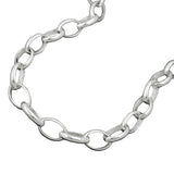 Kette 5mm ovale Ankerkette Silber 925 60cm