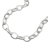 Kette 5mm ovale Ankerkette Silber 925 90cm