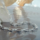 Armband 3,5mm Ankerkette oval Silber 925 19cm
