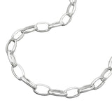 Kette 3,5mm ovale Ankerkette Silber 925 80cm