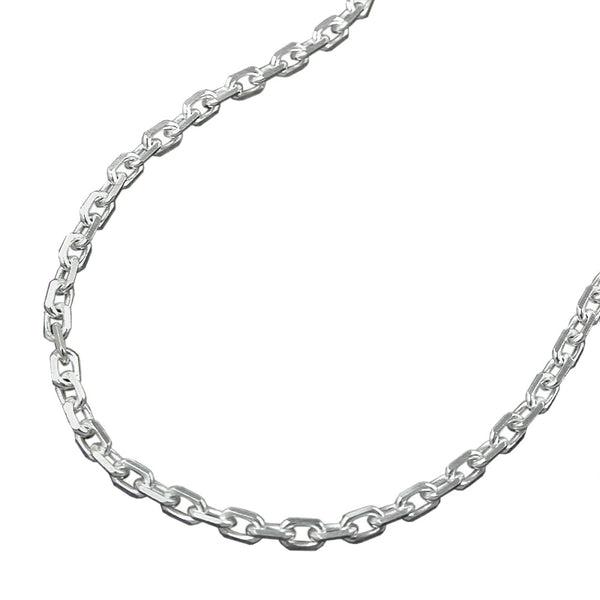 Kette 2mm Anker 8x diamantiert Silber 925 42cm