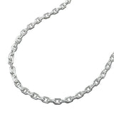 Kette 2mm Anker 8x diamantiert Silber 925 45cm