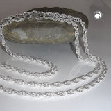 Kette Doppelanker 3mm Silber 925 45cm