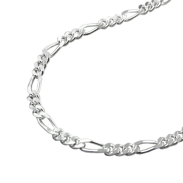 Kette 2mm Figarokette Silber 925 55cm
