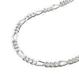 Armband 2mm Figarokette Silber 925 21cm