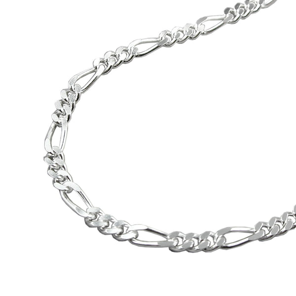 Armband 2mm Figarokette Silber 925 21cm