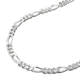 Kette 3mm Figarokette Silber 925 60cm