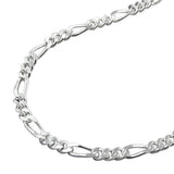 Kette 3mm Figarokette Silber 925 60cm