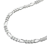 Armband 3mm Figarokette Silber 925 21cm