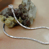 Armband, Kobra 4x diamantiert Silber 925