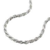 Kette, Kordel diamantiert, Silber 925