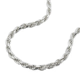 Kette, Kordel diamantiert, Silber 925