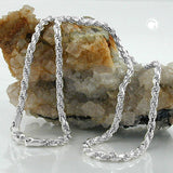 Kette, Kordel diamantiert, Silber 925