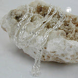 Kette 3mm Singapurkette diamantiert Silber 925 60cm