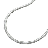 Kette Schlange 1,2mm Silber 925 45cm