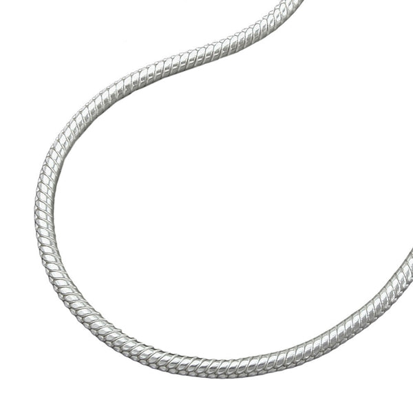 Kette Schlange 1,2mm Silber 925 45cm
