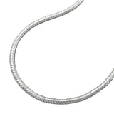 Kette1,2mm runde Schlangenkette Silber 925 42cm