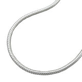 Armband 1,3mm Schlange rund Silber 925