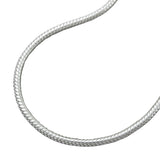 Armband 1,3mm Schlange rund Silber 925