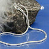 Armband 1,5mm Schlangenkette rund glänzend Silber 925 19cm