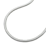 Kette 1,5mm runde Schlangenkette Silber 925 40cm