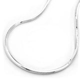 Kette 1,5mm Schlangenkette fünfkantig diamantiert Silber 925 42cm