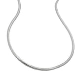 Kette 0,9mm runde Schlangenkette Silber 925 38cm