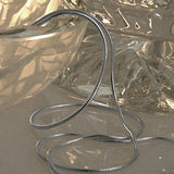 Kette 0,9mm runde Schlangenkette Silber 925 45cm