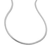 Kette 0,9mm runde Schlangenkette Silber 925 42cm
