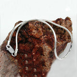 Armband, Schlange 5kant diam, Silber 925