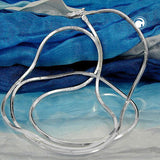 Kette Schlange 1mm vierkantig diamantiert Silber 925 45cm