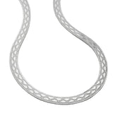 Kette Schlange flach, Silber 925