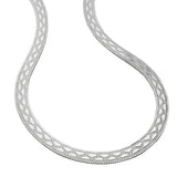 Kette Schlange flach, Silber 925