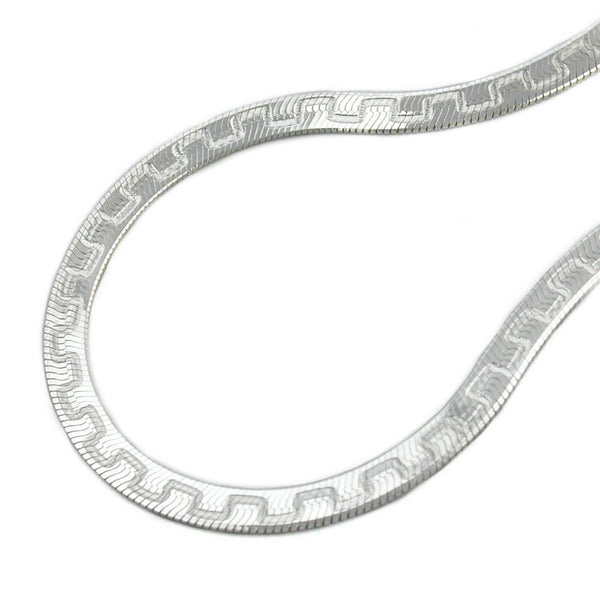 Kette 3,2mm Schlange flach Silber 925