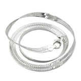 Kette, Schlange flach, Silber 925