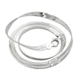 Kette, Schlange flach, Silber 925