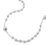 Kette, Kette mit Kugeln, Silber 925
