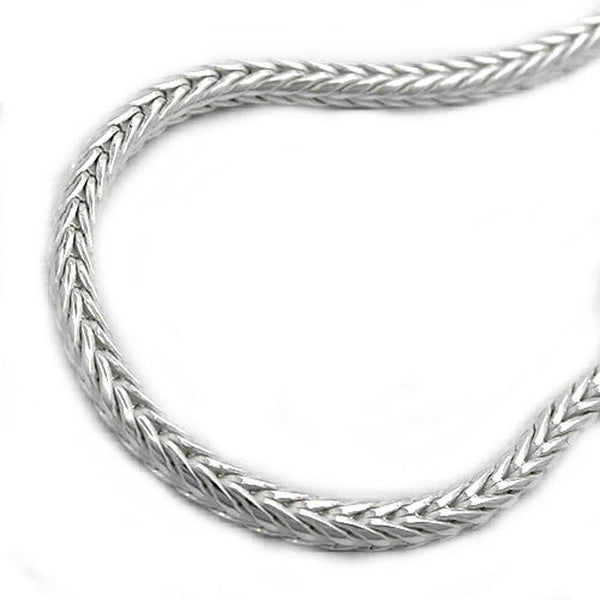 Kette, Fuchsschwanz rund, Silber 925